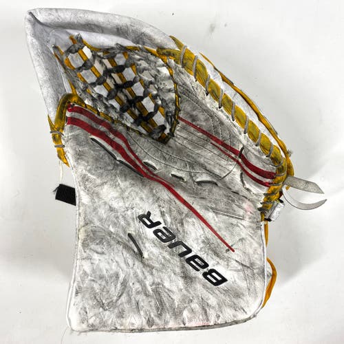 Used Regular Bauer 2X Pro Pro Stock Goalie Glove