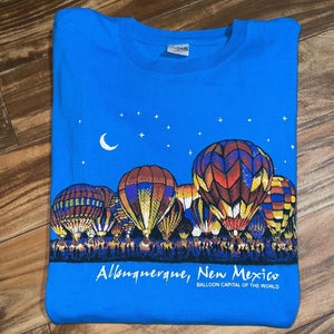 Vintage 90s Albuquerque New Mexico Hot Air Balloon Festival T-Shirt Men's Sz XL