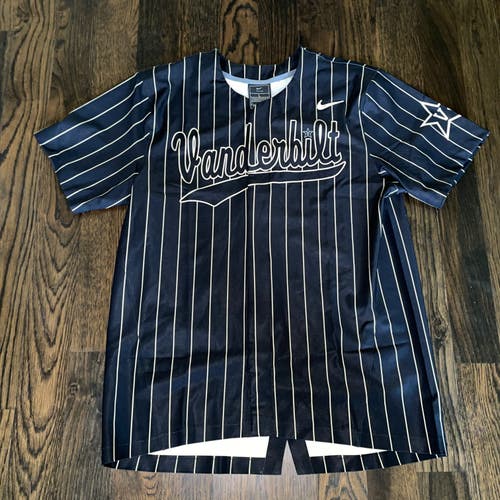 New RARE Vanderbilt Commodores SEC #19 NIKE Baseball Jersey LG
