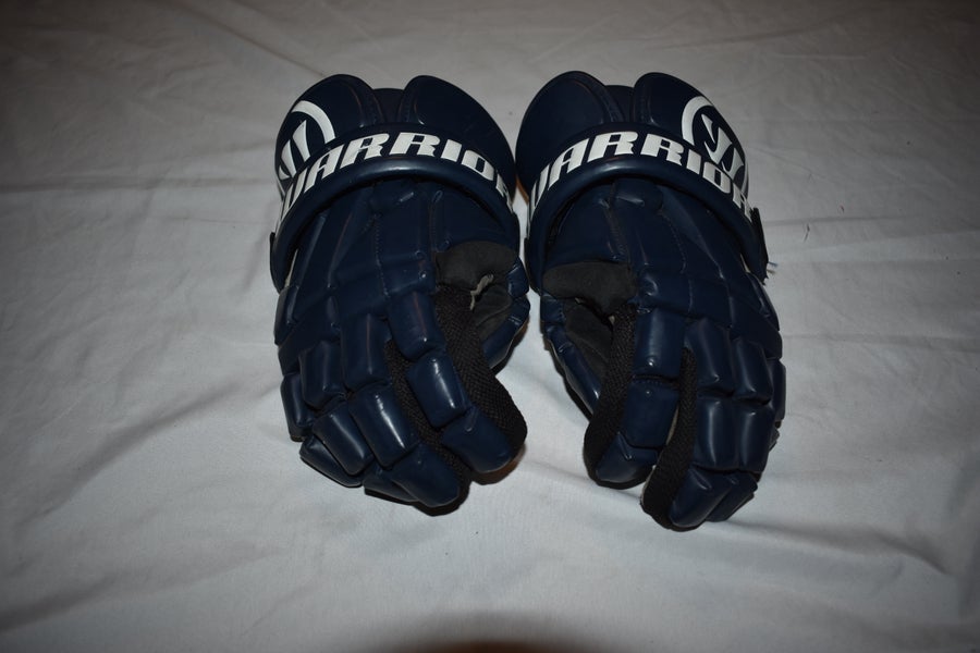 Warrior Riot Lacrosse Gloves, Blue, 13 Inches - Good Condition!