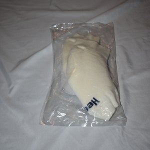 NEW - Heelbo Padded Heel / Elbow Protector Sleeves, White, One Pair, Adult Large