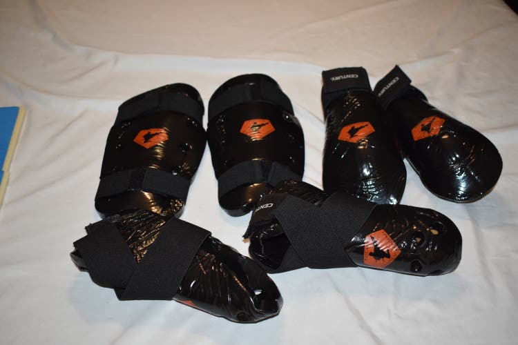 Century Martial Arts Sparring Protection, Black - Hands/Feet/Shins