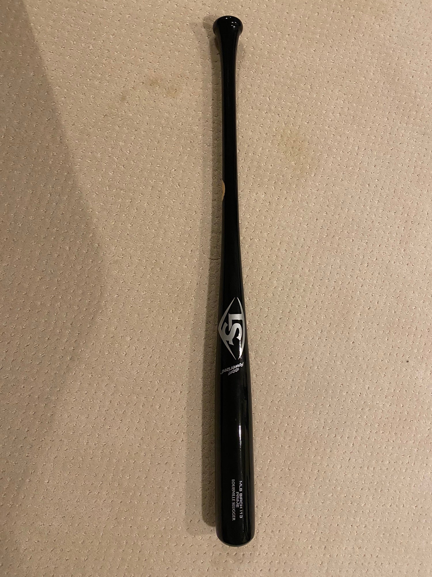 Louisville Slugger MLB Prime Ash D195 Wood Baseball Bat Black