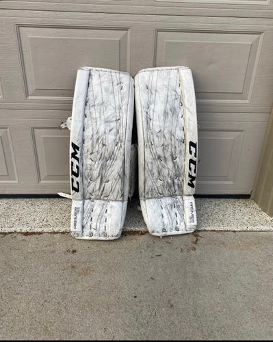 Used 34" CCM Premier R1.5 Goalie Leg Pads