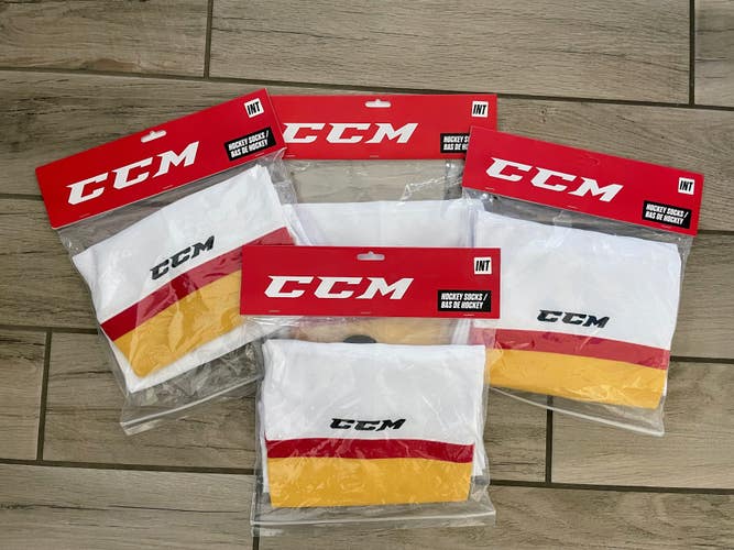 CCM SX8000 Socks - Vegas Golden Knights White - 27"