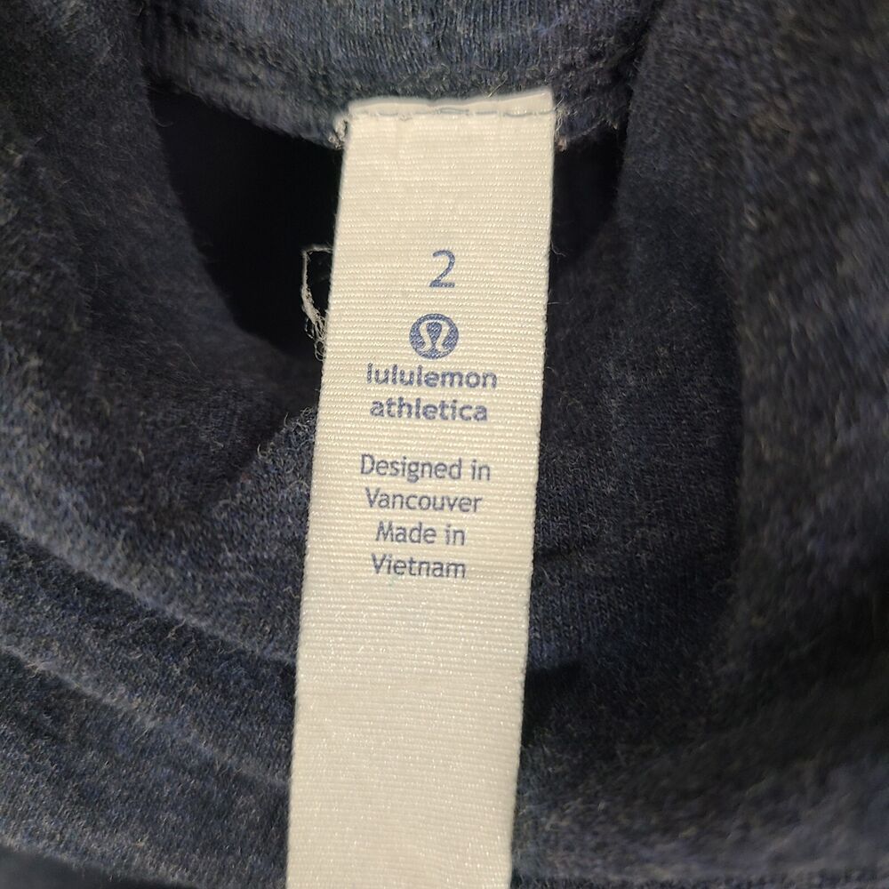 Lululemon On The Double Women's Turtleneck Heathered Charcoal