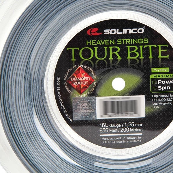 Solinco Tour Bite Soft (silver) 17g - 1.20mm 200m reel by Solinco