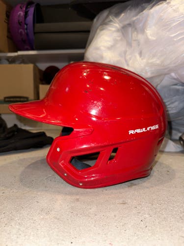 Used 6 3/8 - 7 1/8 Rawlings Mach Batting Helmet