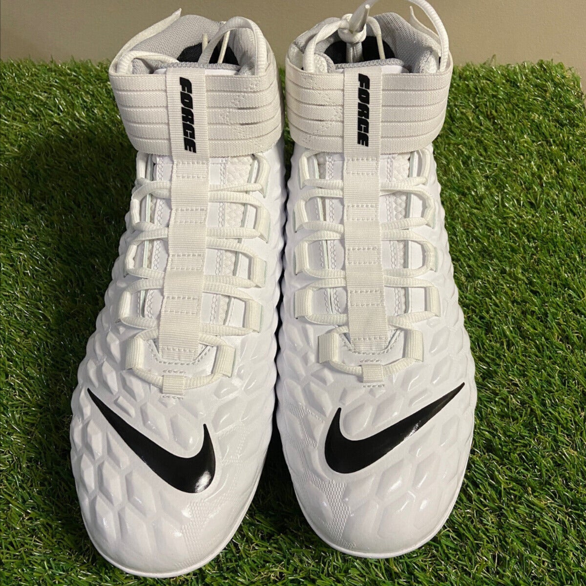 Nike Force Savage Pro 2 Football Lineman Cleats White AH4000 
