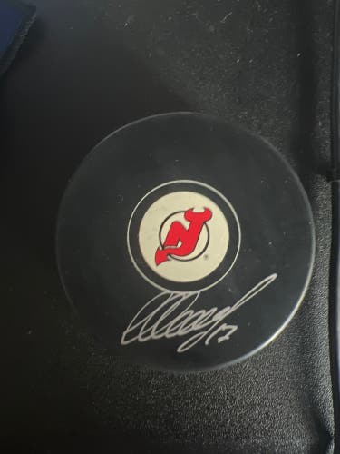 Signed New Jersey Devils Yegor Sharangovich Puck
