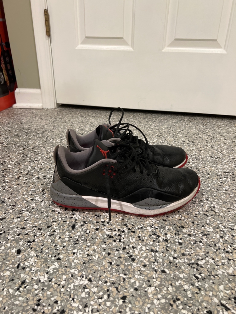 Black Men's Size 11.5 (Women's 12.5) Air Jordan Golf Shoes