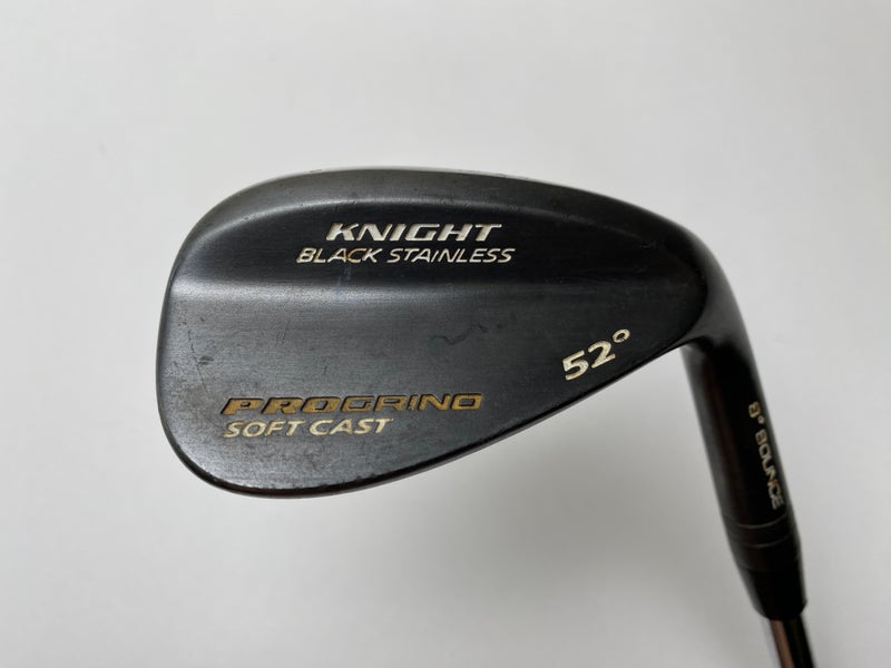 Knight Progrind Softcast Gap Wedge GW 52* 8 Bounce Stock RH Midsize Grip