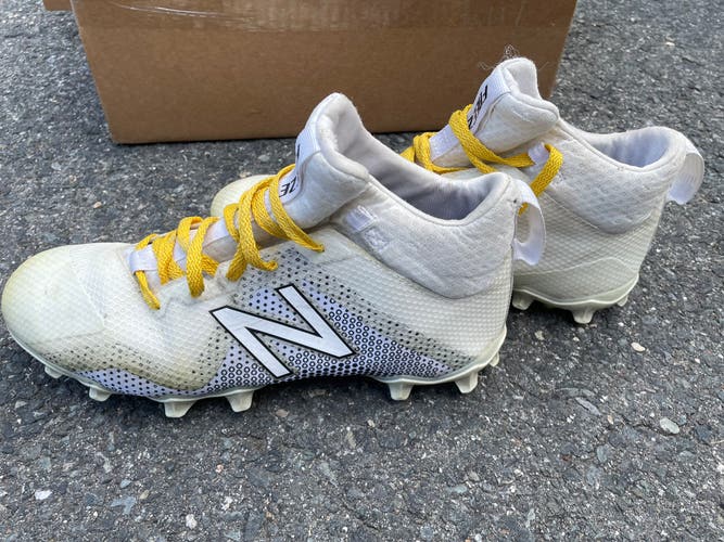 White New Balance Freeze 1 Cleats