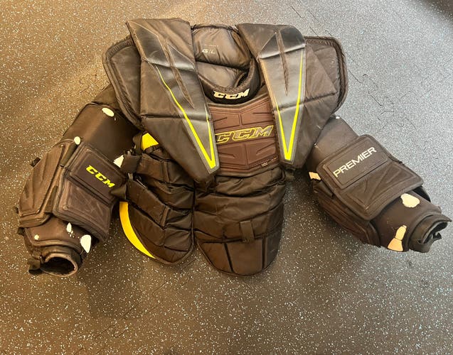 Used Large CCM Premier Pro Goalie Chest Protector
