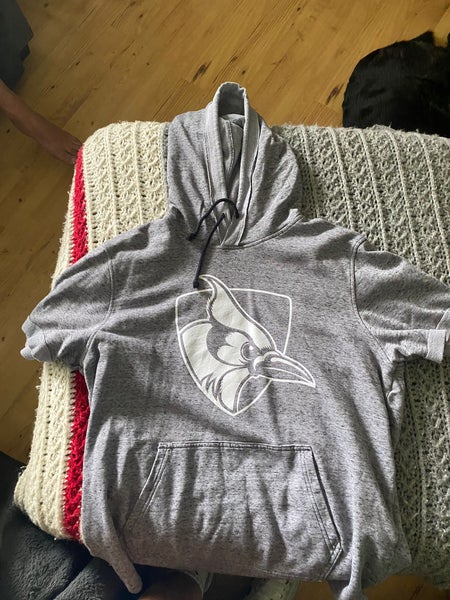 Team Issued Hopkins Lacrosse Cutoff Hoodie