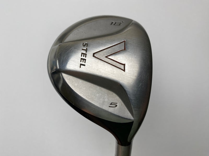Taylormade V Steel 5 Fairway Wood 18* True Temper Dynamic Gold Lite Stiff RH