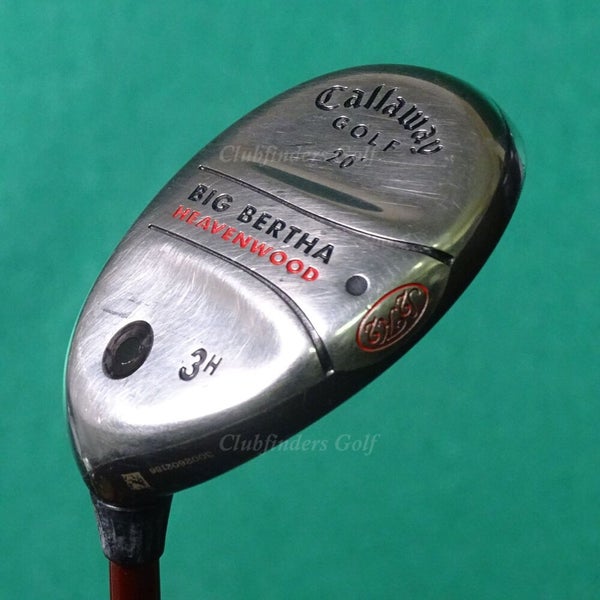 LH Callaway Big Bertha Heavenwood 20° Hybrid 3H Iron Factory Graphite Regular