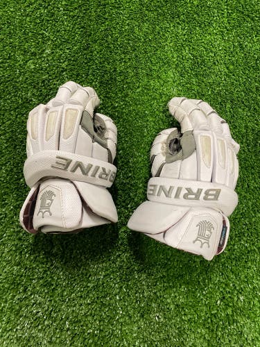 Used Player's Brine King Elite Lacrosse Gloves
