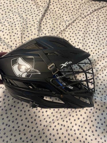 Game Used Hopkins Lacrosse Cascade XRS Helmet