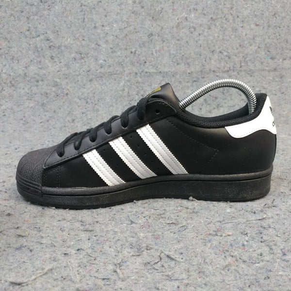 Adidas Superstar Mens Shoes Size 7.5 Sneakers Black White Top EG4959 SidelineSwap