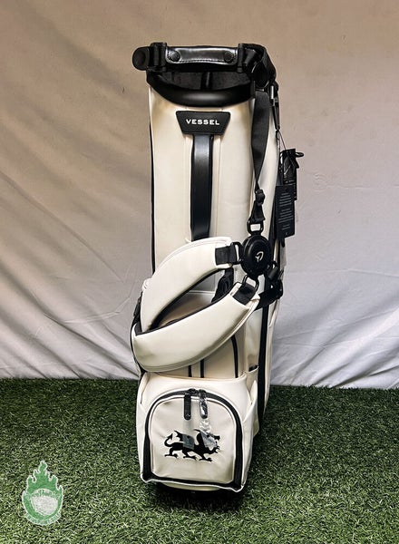 New with Tags Vessel White Player 3.0 6-way Stand Bag Chimera Logo