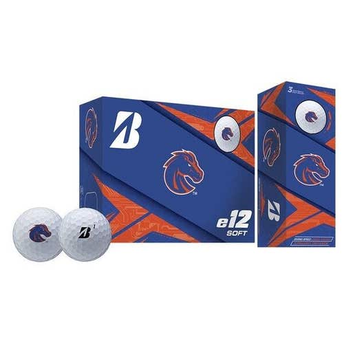 Bridgestone Golf e12 Soft NCAA - 6 Golf Ball Pack - Half Dozen - Boise State