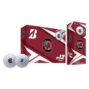Bridgestone Golf e12 Soft NCAA - 6 Golf Ball Pack - Half Dozen - South Carolina