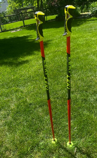 Used 44in (110cm) Racing World Cup Lite SL Ski Poles
