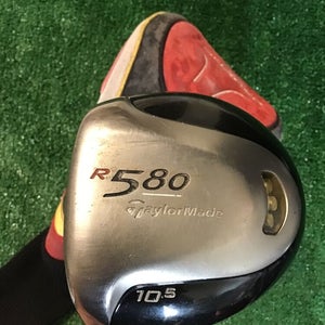 TaylorMade R580 Lefthanded LH Driver 10.5* With Stiff Graphite Shaft