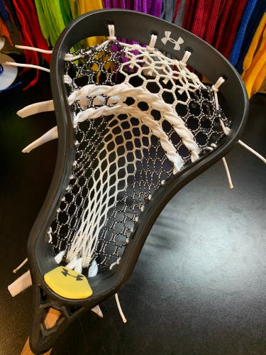 NEW Custom Strung UNDER ARMOUR Strategy Lacrosse head w/ Semi soft mesh
