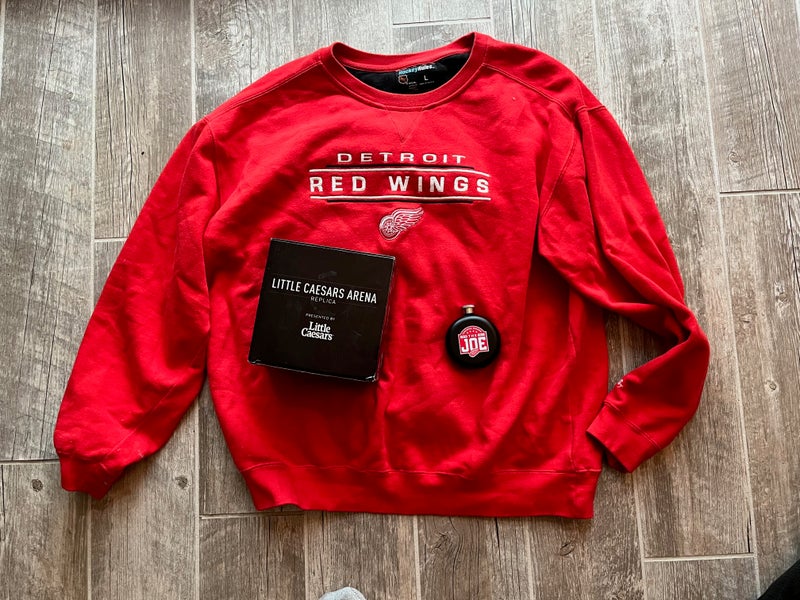 Detroit Red Wings Used Large Sweatshirt +