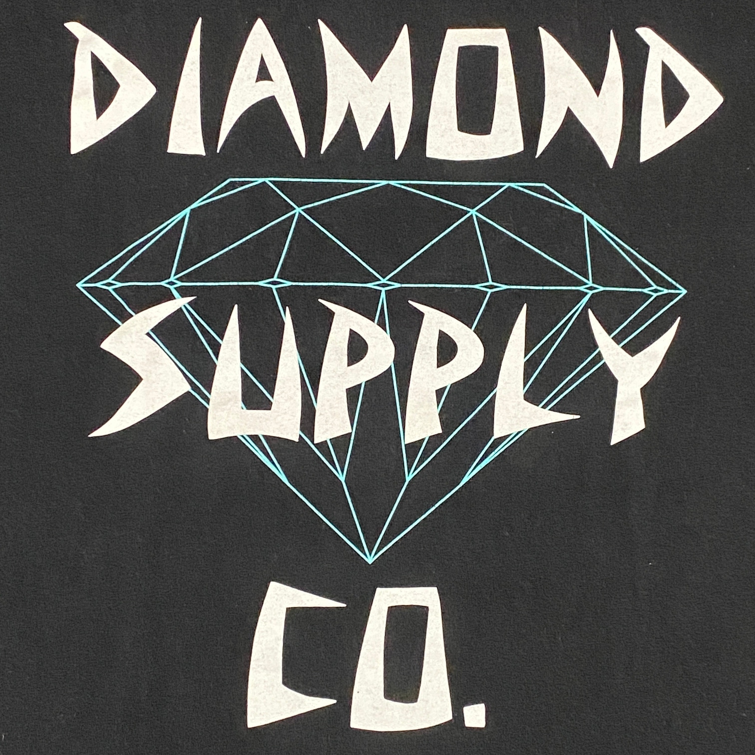Diamond Supply Co Shirt Mens Large Black Short Sleeve D-98 Graphic Logo Spellout
