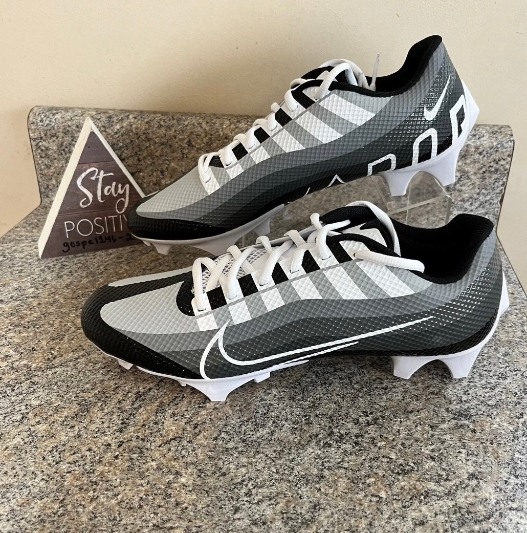 \ud83d\udd25NEW NIKE VAPOR Edge Elite 360 OBJ White Black Football Cleats Men's Size  12 $100.00 - PicClick