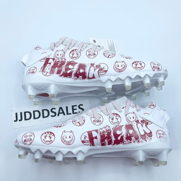 十*兎様 FANATIC PALMER 148 XDS ビィンディングSMサイズ Adidas Freak 22 Big Mood DSG SM Football Cleats White Red