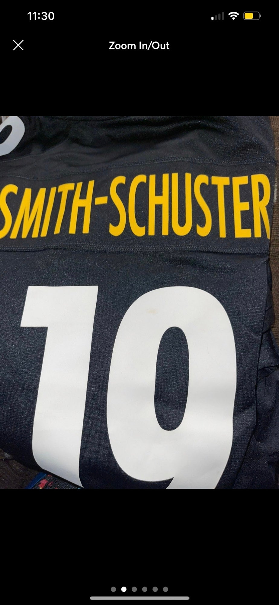 JuJu Smith-Schuster Pittsburgh Steelers Autographed Black Nike Game Jersey