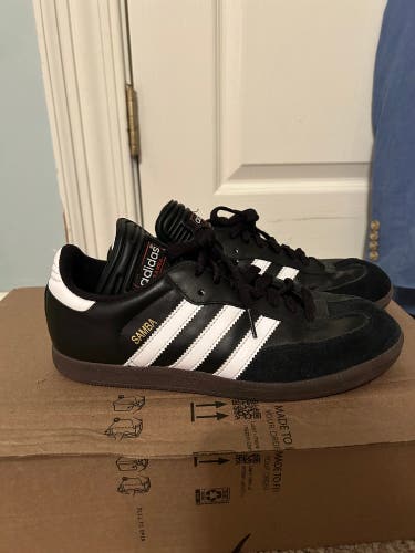 Black 7.0 (Women's 8.0) Adidas Samba Turf Shoes
