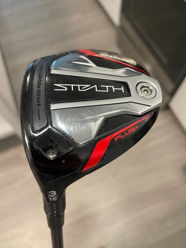 Men's Left Hand Extra Stiff Flex 3 Wood Stealth Plus Fairway Wood