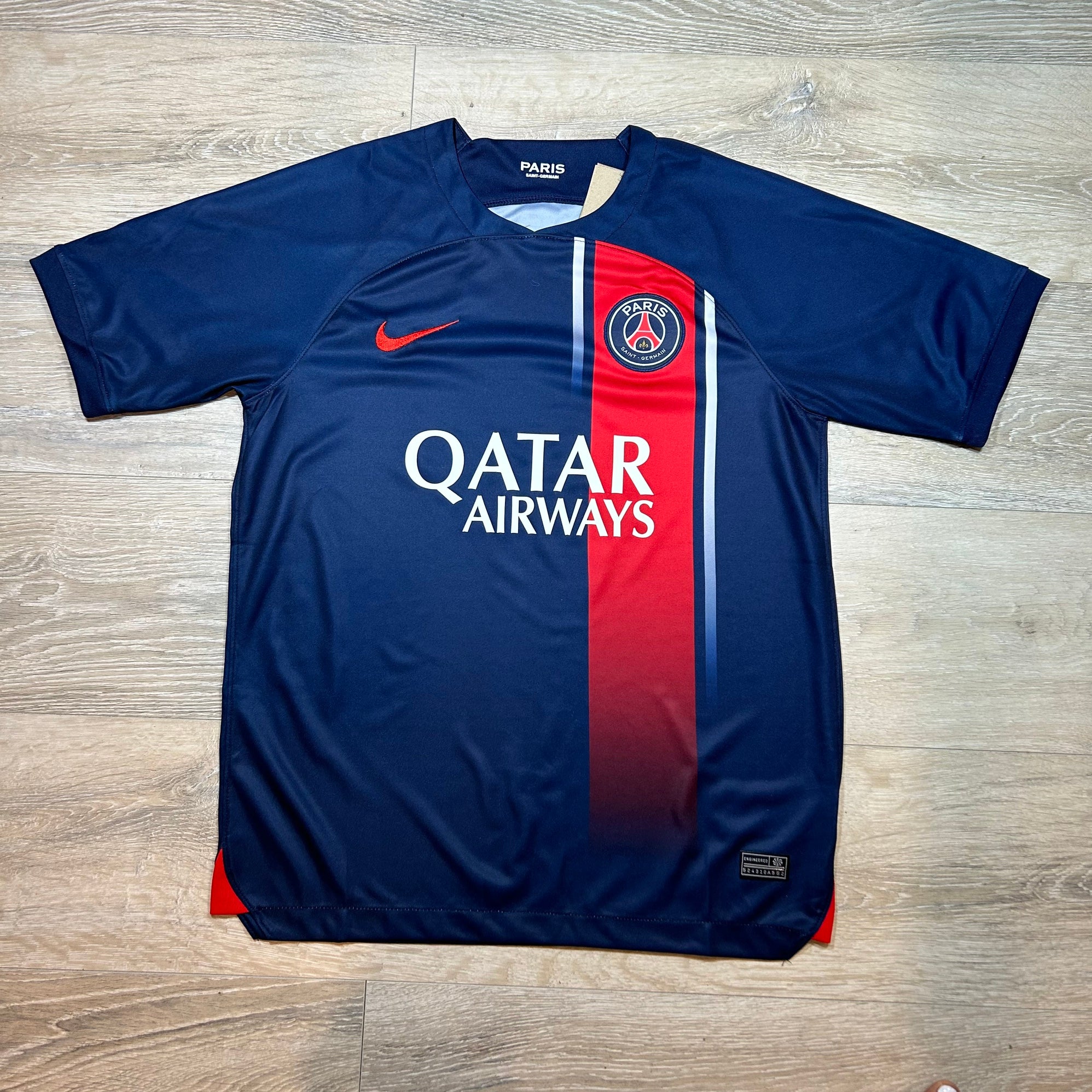 Nike Paris Saint-Germain Neymar Jr. Third Jersey w/ Ligue 1 Champion Patch 22/23 (White/Old Royal) Size M