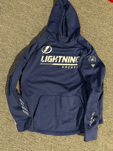 Pat Maroon player worn pro hockey hoodie tampa bay lightning