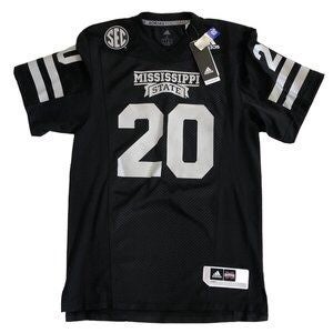 NWT men's small Adidas #20 Strategy Football alternate Jersey mississippi  state FT1561