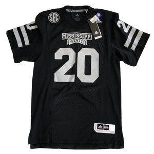 NWT men's small Adidas #20 Strategy Football alternate Jersey mississippi state FT1561