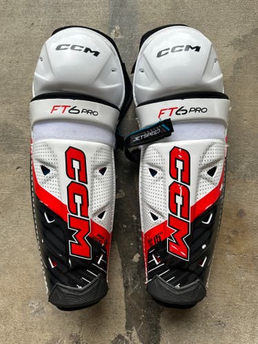 CCM JetSpeed FT6 Pro Shin Pads 15”