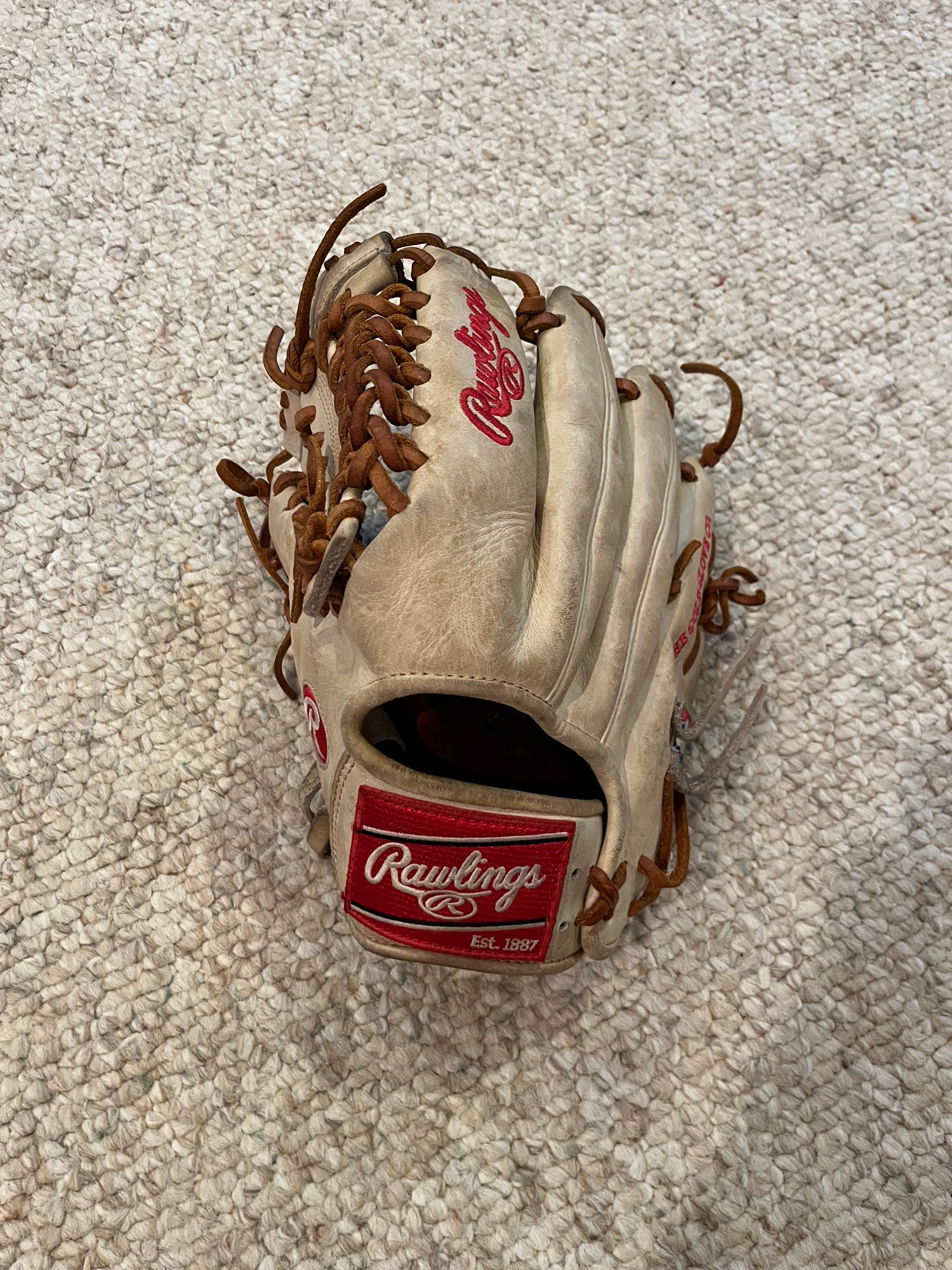 Rawlings Heart of the Hide 12.75 Baseball Glove LEFT Hand Throw  Brown/Columbia - Temple's Sporting Goods