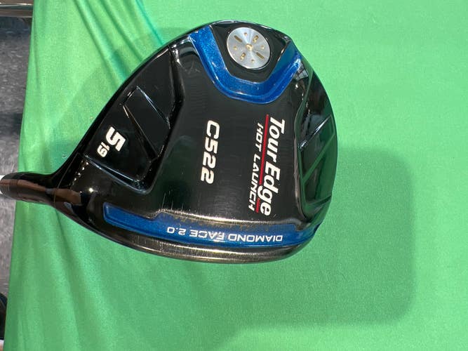Used Men's Tour Edge Hot Launch C522 Right Fairway Wood Regular 5 Wood