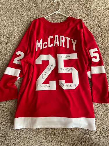 Detroit Red Wings Darren McCarty Signed Jersey