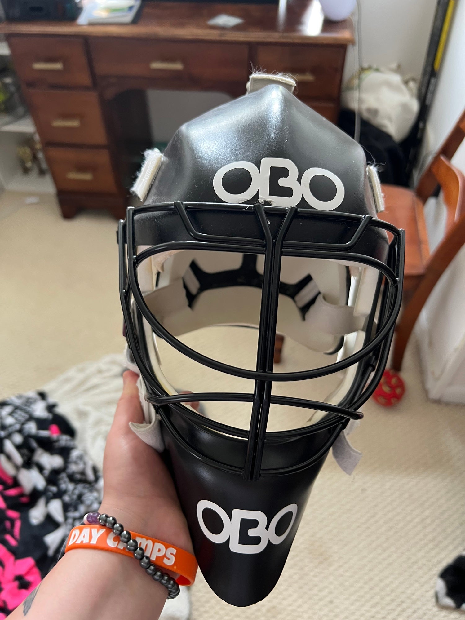 Found this OBO (field hockey) Mask for 5 bucks at thrift shop