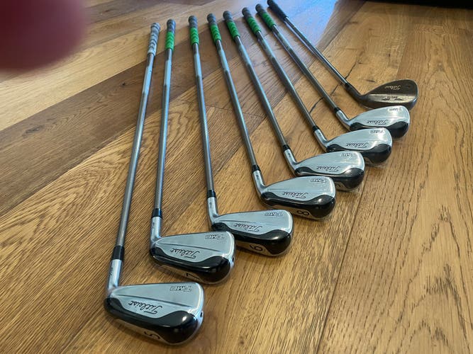 Men's Right Handed Stiff Flex Graphite Shaft 718 T-MB Iron Set