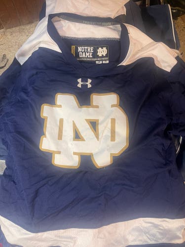 Notre Dame Hockey Navy Practice Jersey