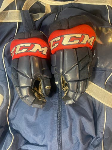 CCM Tacks HG42 14” Saginaw Spirit Pro Stock Gloves