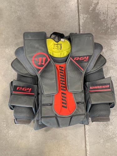Used Large Warrior Ritual G4 Goalie Chest Protector